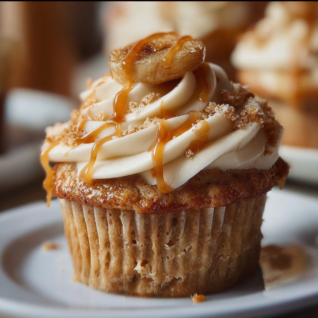 Heavenly Banana Cupcakes That Will Brighten Your Day