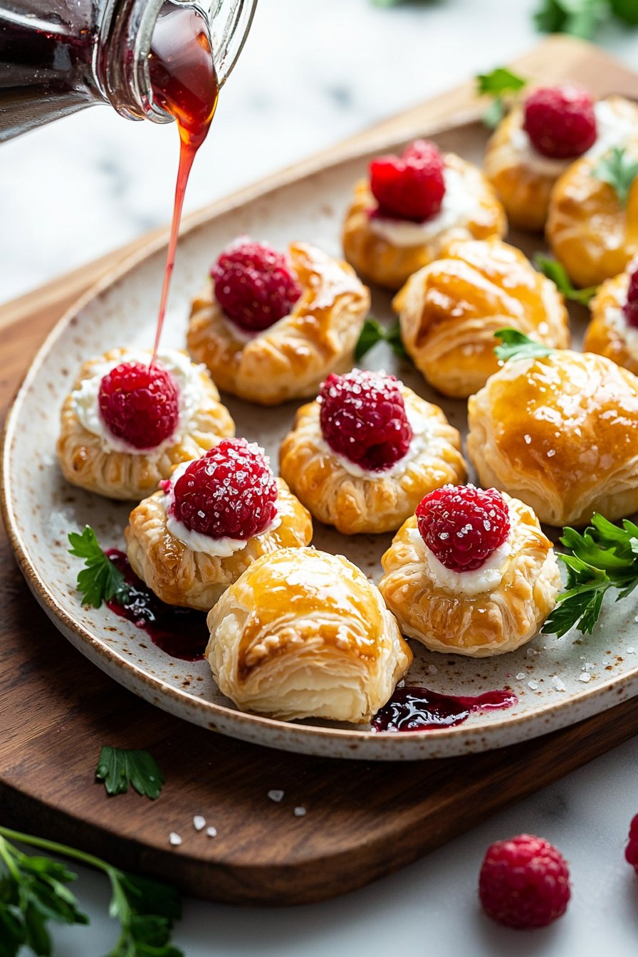 Himbeer-Frischkäse-Häppchen