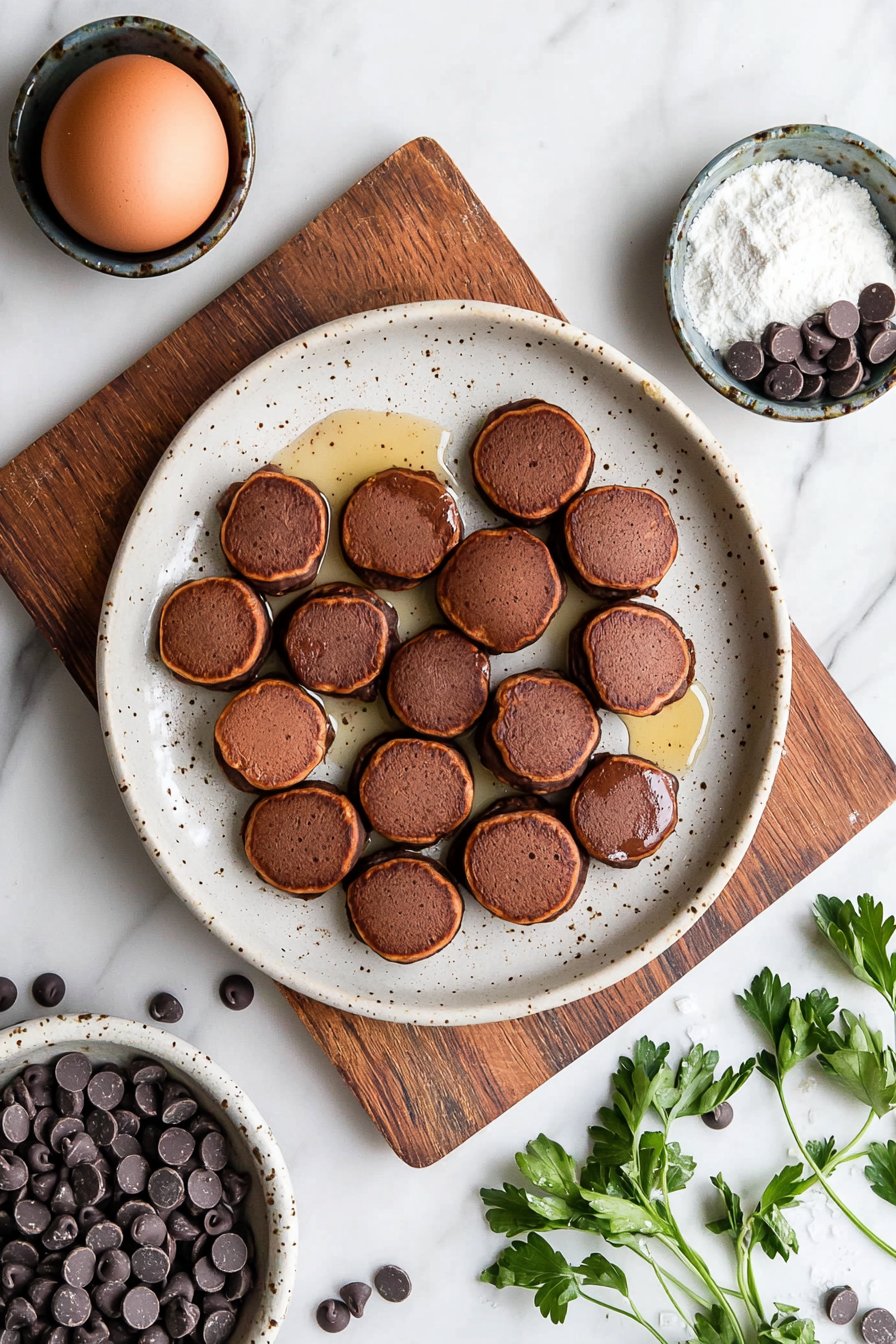 Chocolate Pancake Bites