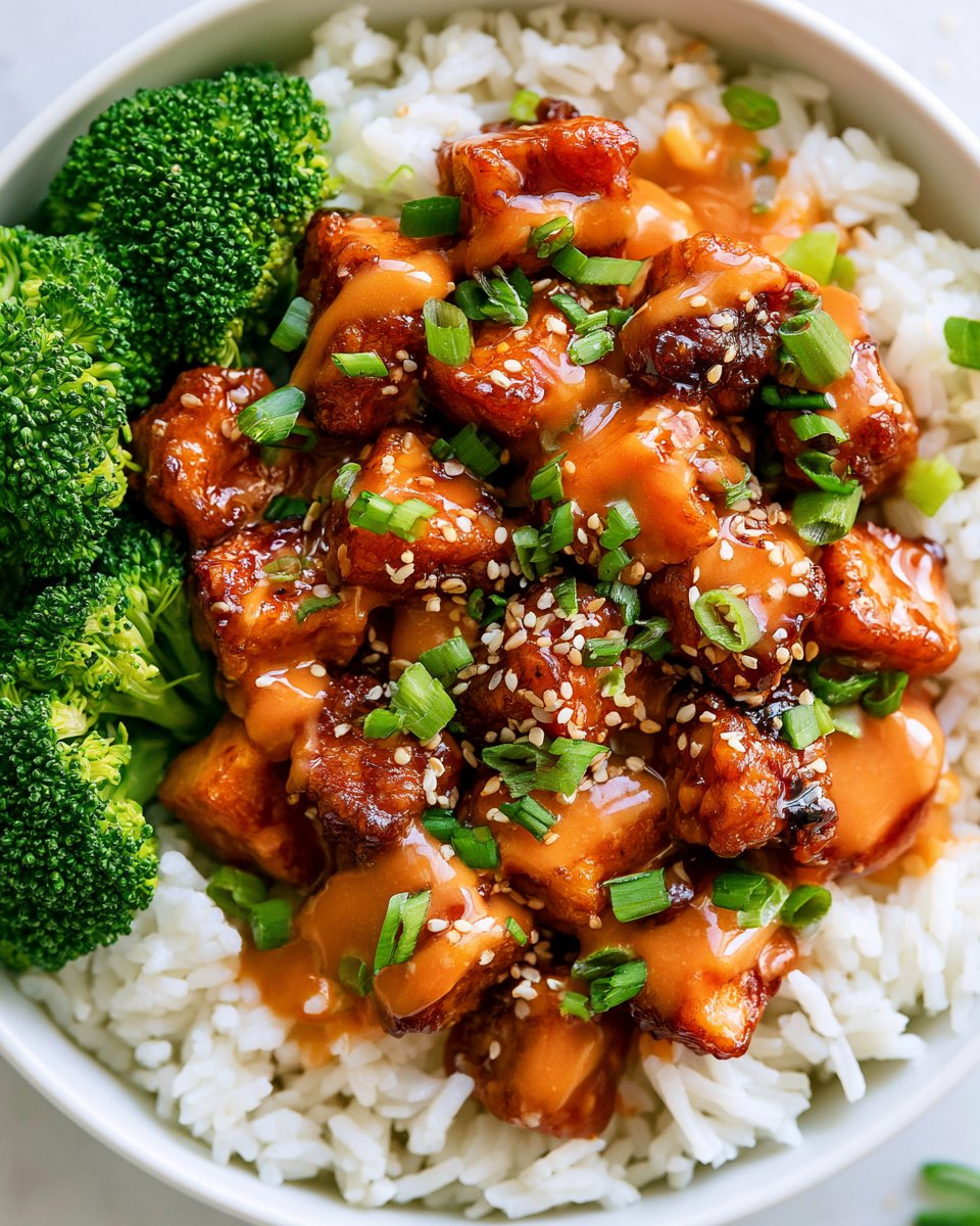 Honey Garlic Tofu