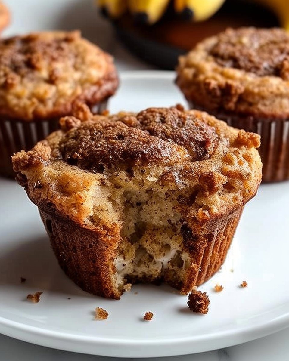 Coffee Cake Banana Bread Muffins