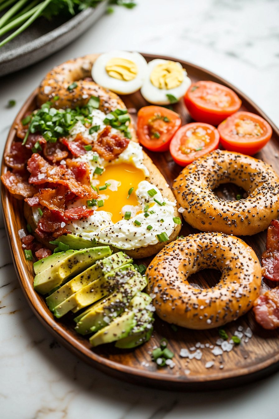 Frühstücks-Bagels