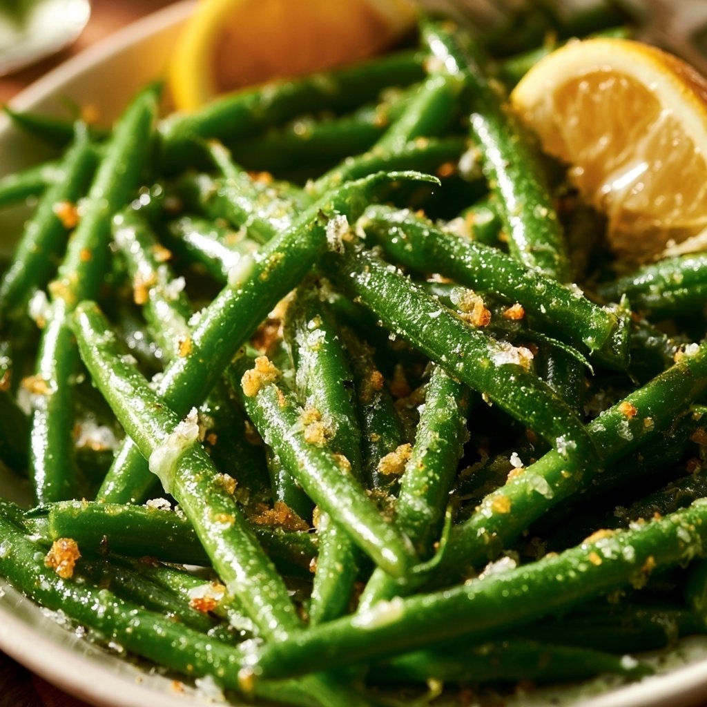 Lemon Garlic Green Beans