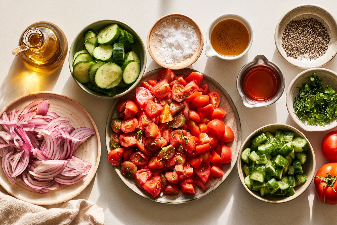Cucumber Tomato Salad