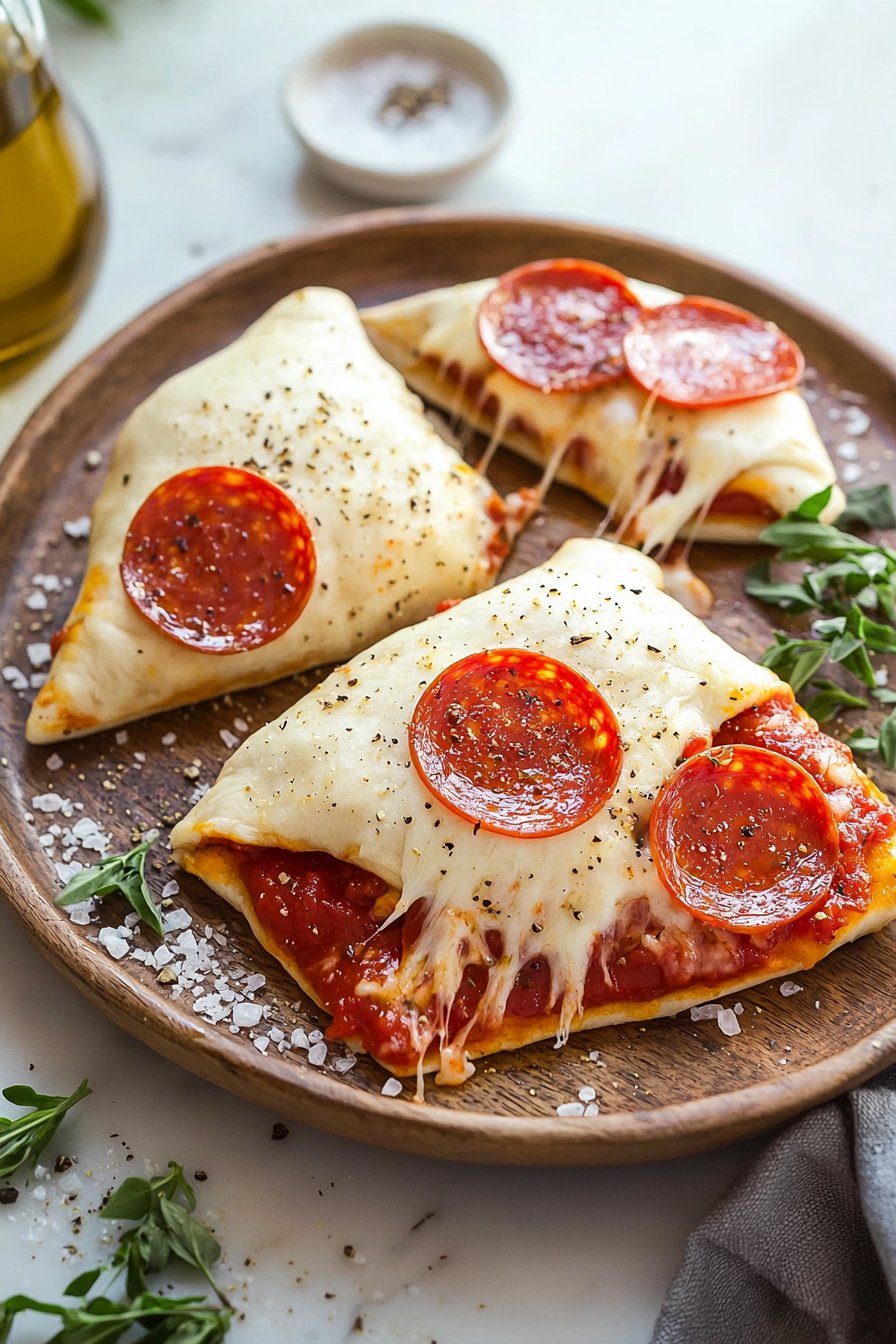 Air Fryer Pepperoni Pizza Pocket
