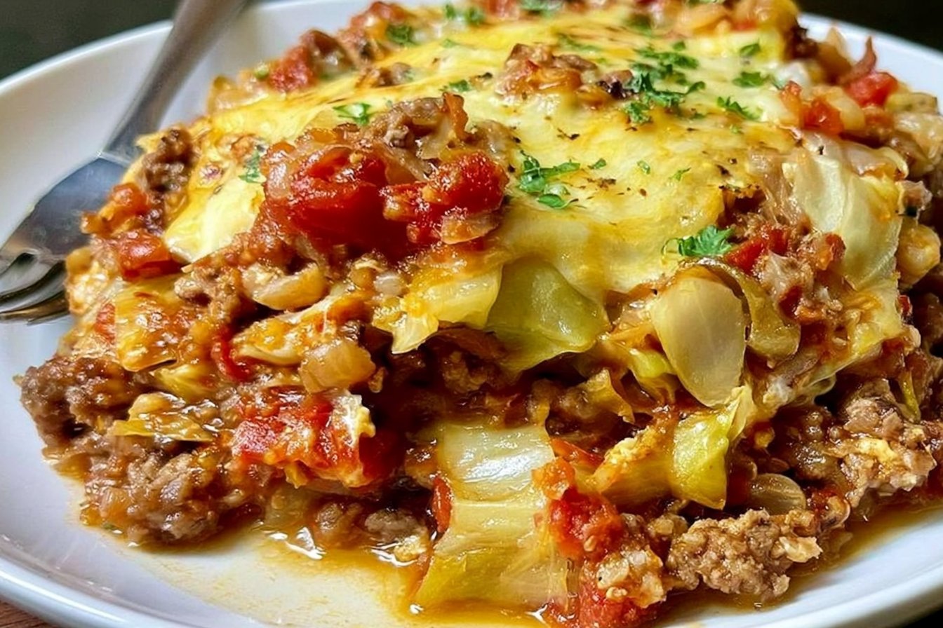 Low Carb Unstuffed Cabbage Casserole