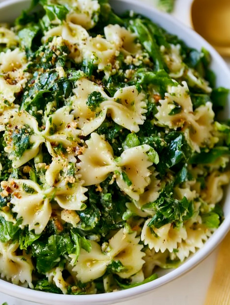 Ensalada de Pasta con Rúcula y Limón