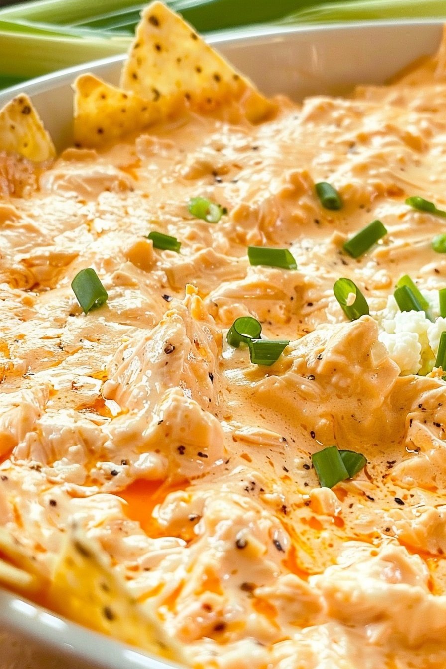 Easy Healthy High-Protein Buffalo Chicken Dip 1 Easy & Healthy High-Protein Buffalo Chicken dip