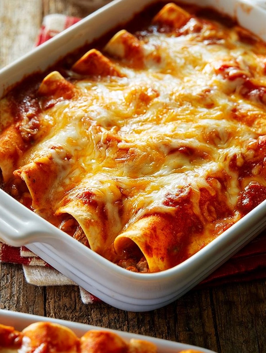 Enchiladas de carne con 5 ingredientes