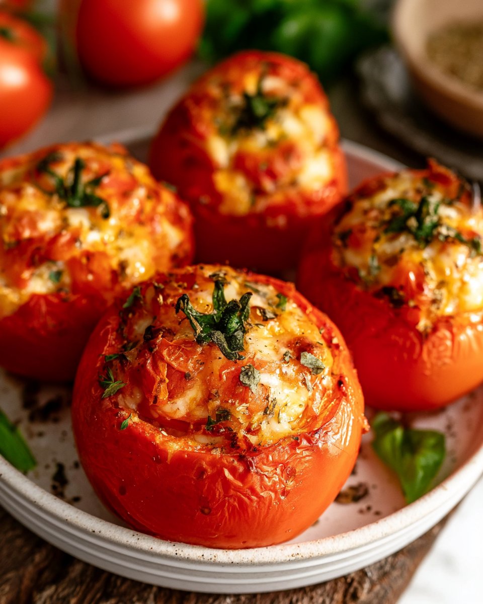 Cheese Stuffed Tomatoes