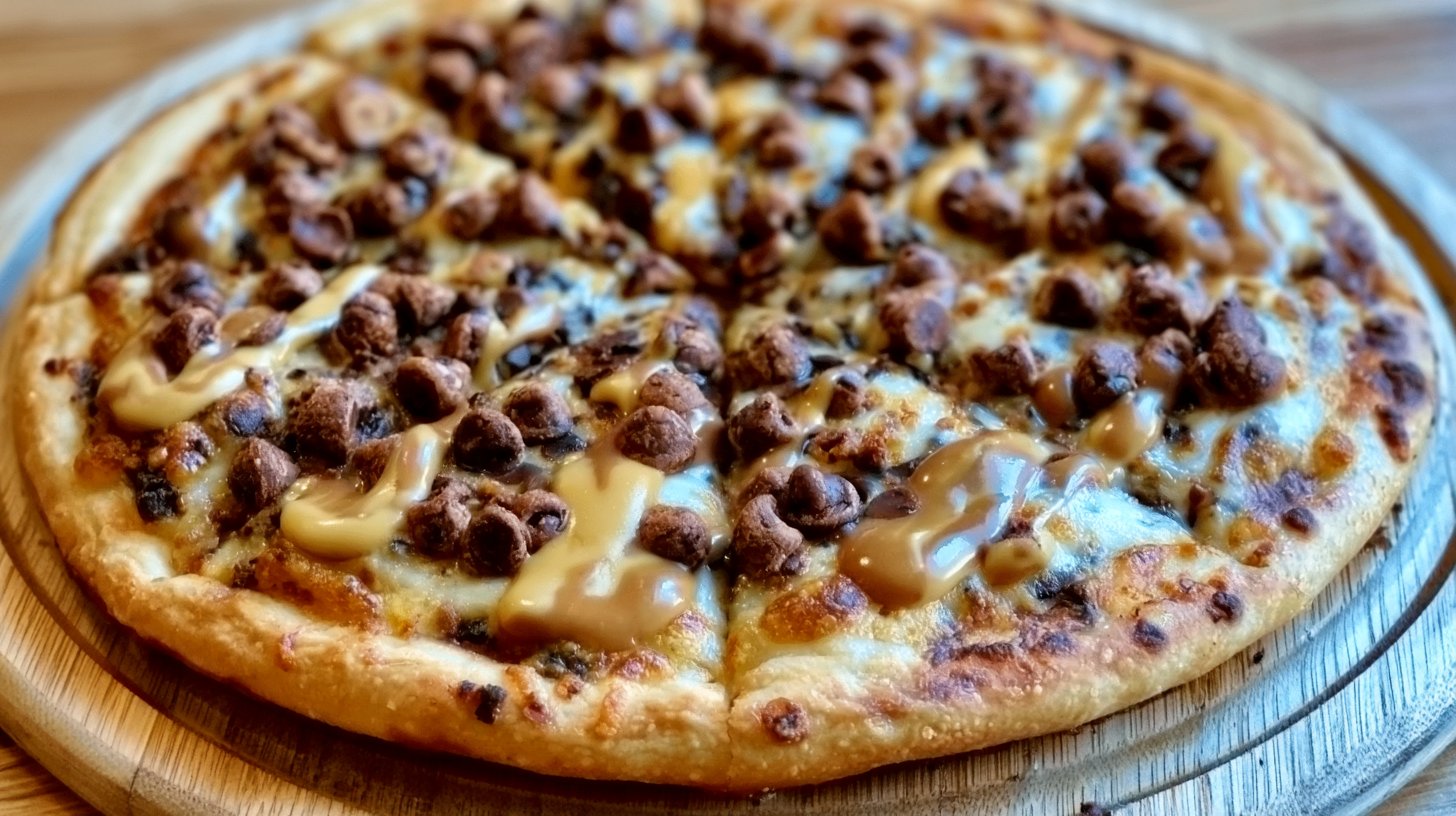 Gooey Chocolate Chip Dessert Pizza – A Sweet Treat