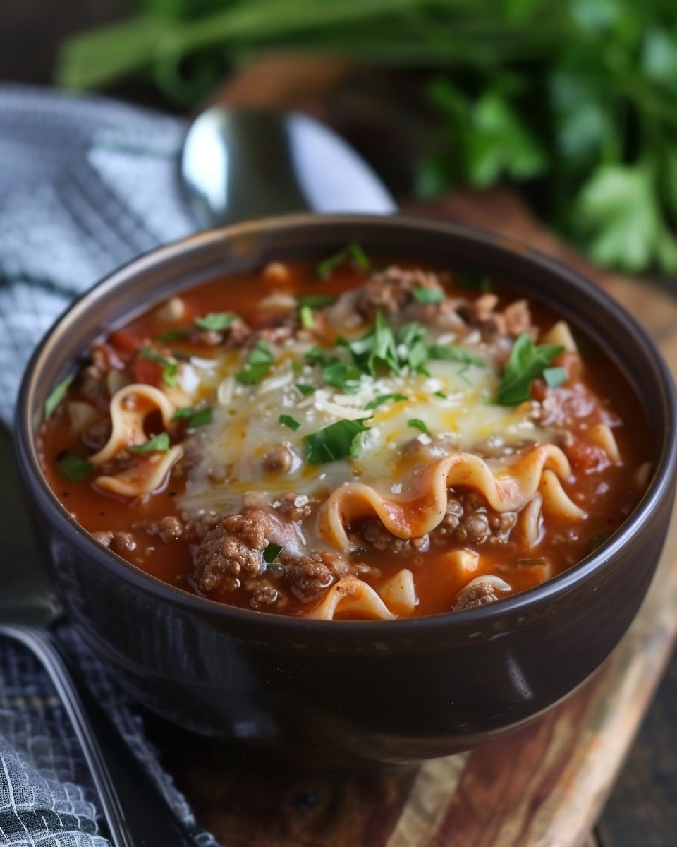Crockpot Lasagna Soup