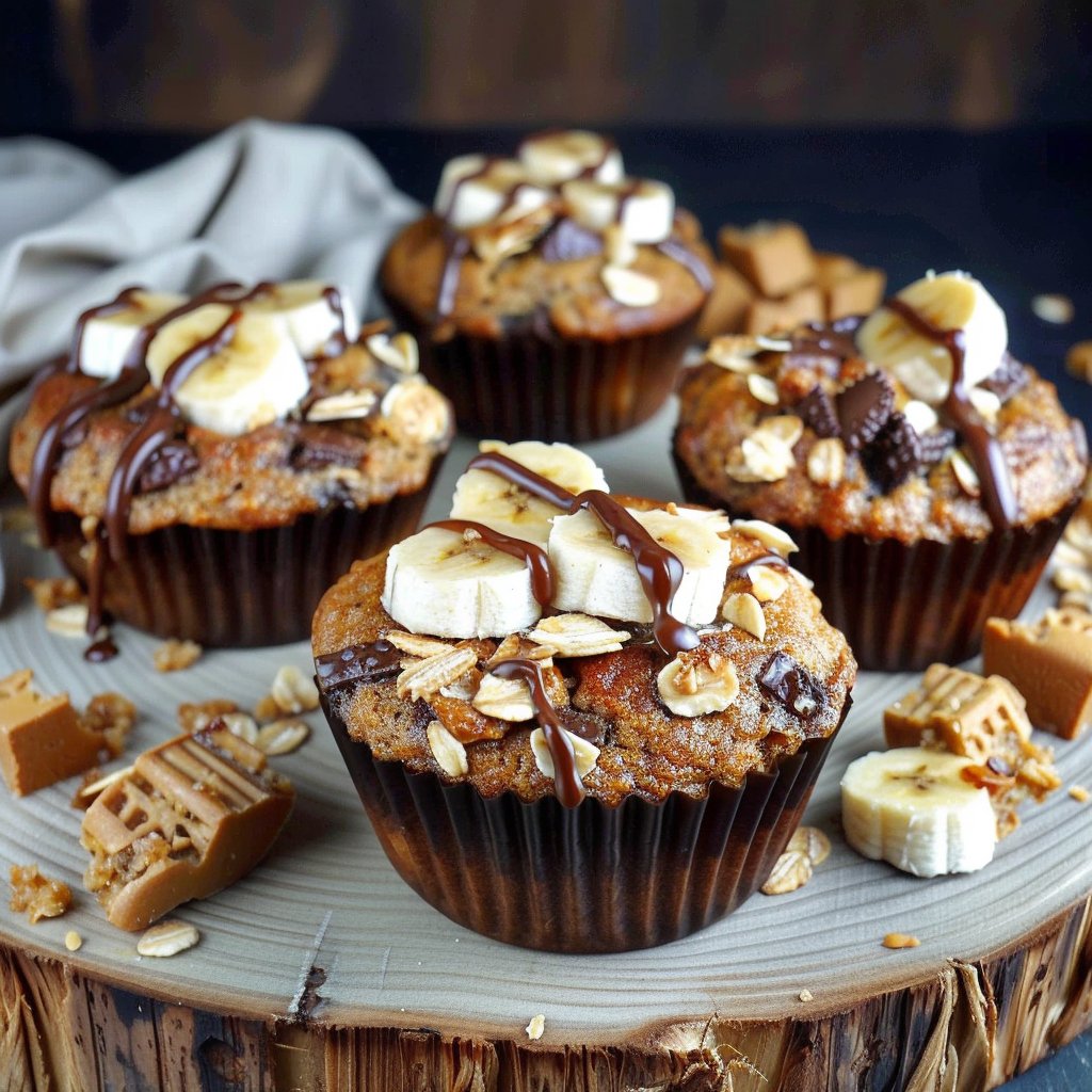 Banana S'mores Muffins