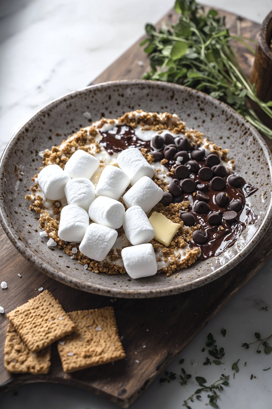 Luftfritteusen S'mores Dip