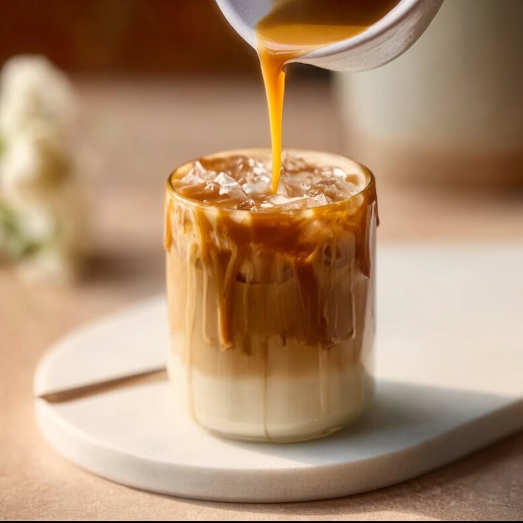 Salted Tahini Caramel Latte
