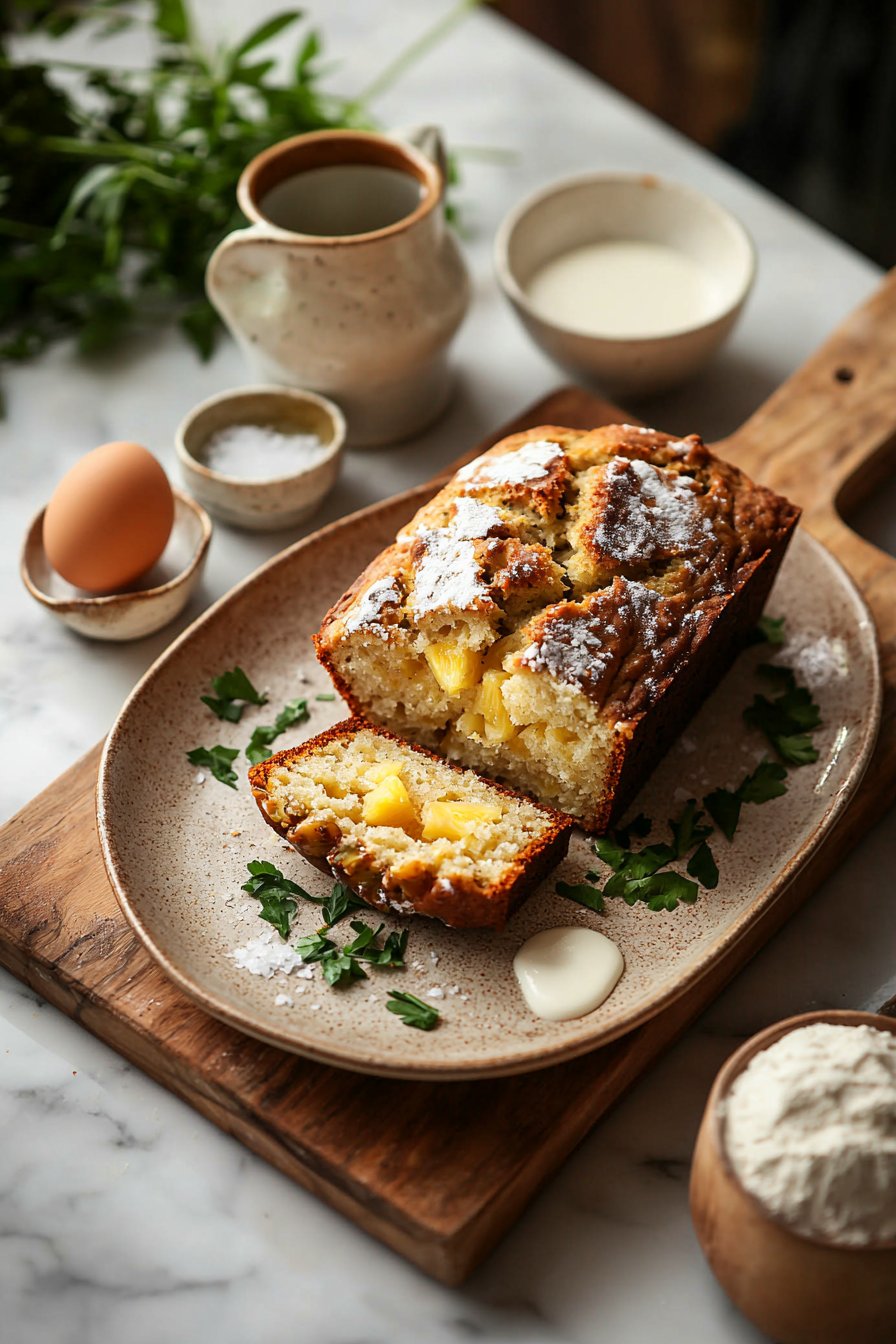 Moist Pineapple Bread