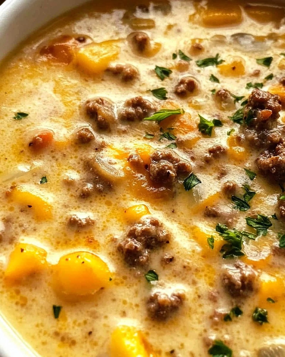 Cheeseburger Soup
