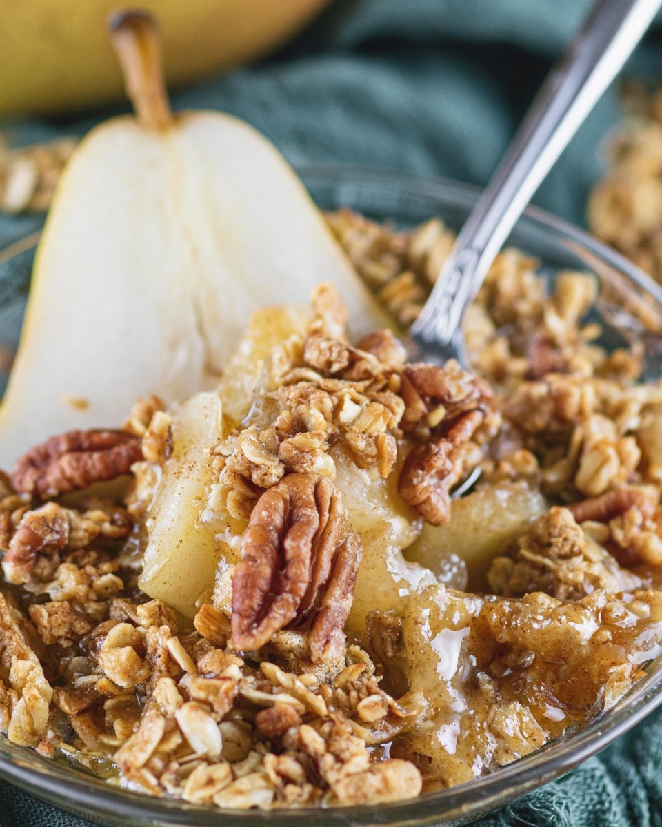 Holiday Pear Crumble 🍐