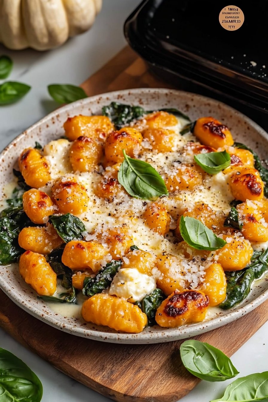 Pumpkin Gnocchi Bake