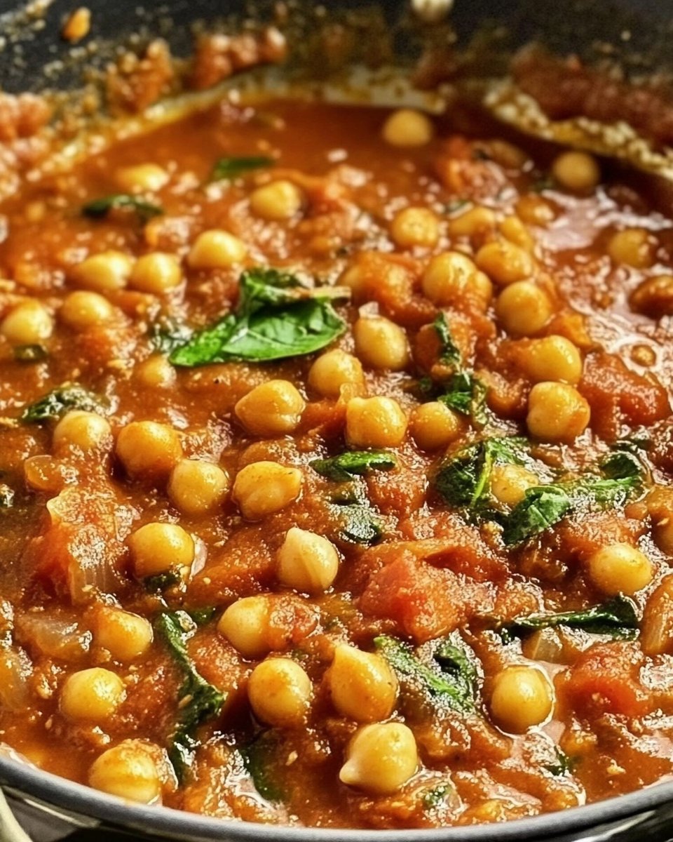 Harissa chickpea stew