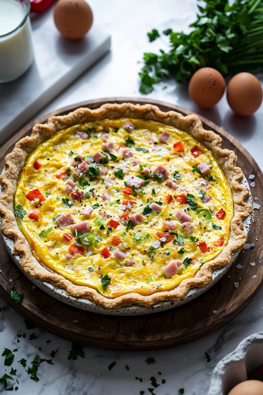 Western Omelet Quiche