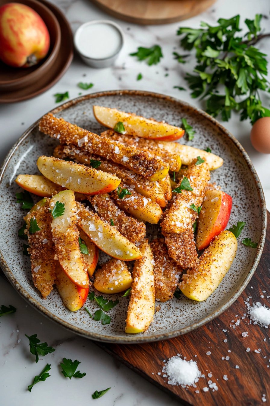 Crispy Air Fryer Apple Fries