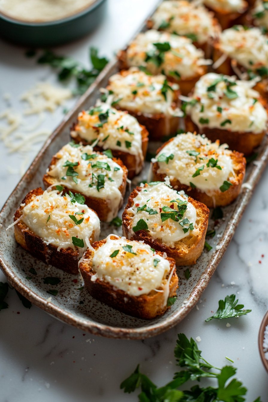 Garlic Bread Cheesy Bites