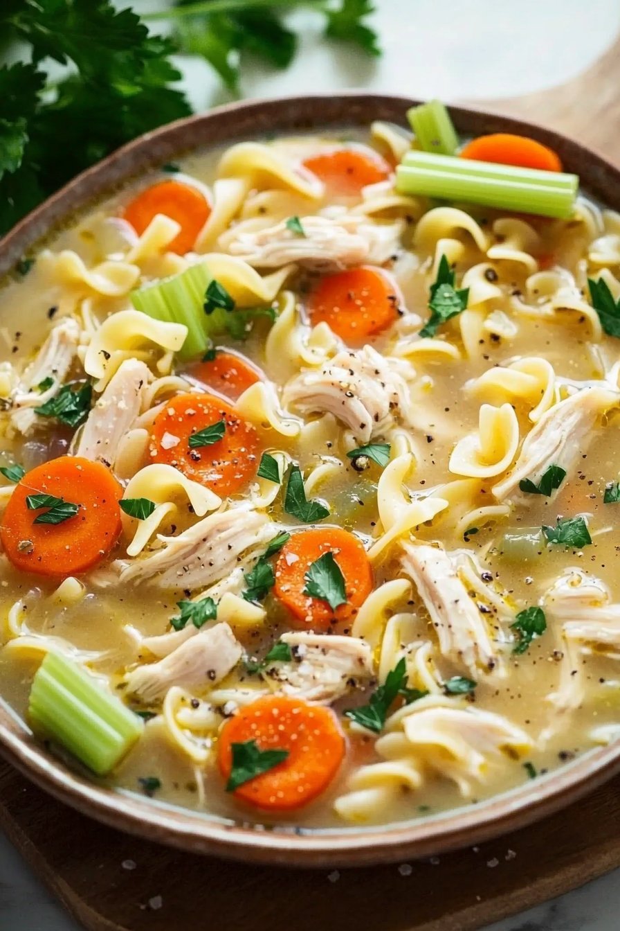 Crockpot Chicken Noodle Soup