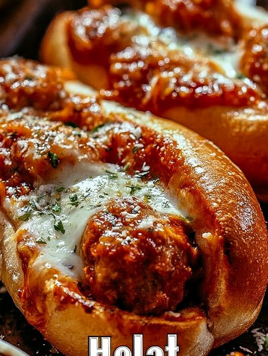 Cheesy Meatball Subs