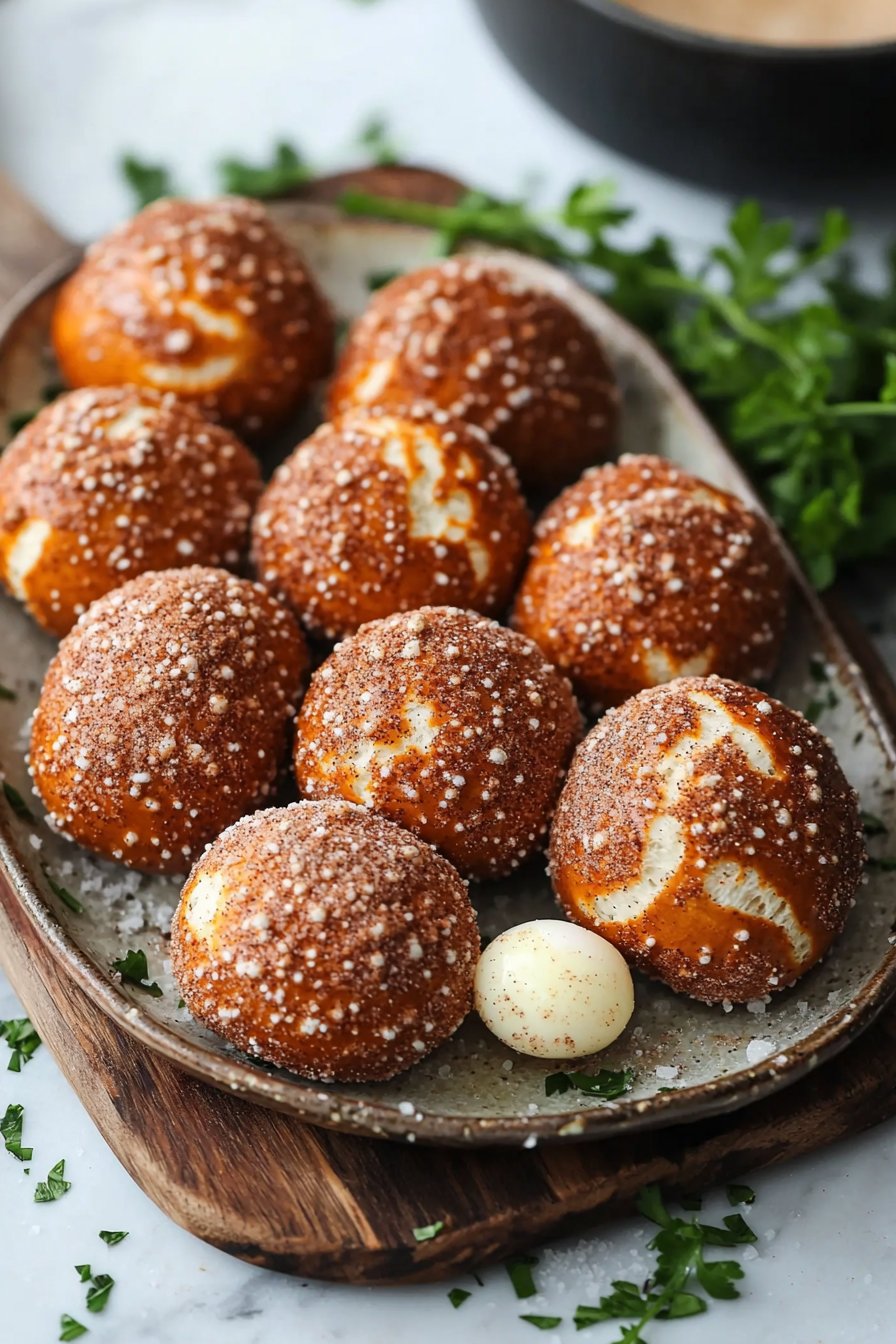 Cinnamon Pretzel Bites