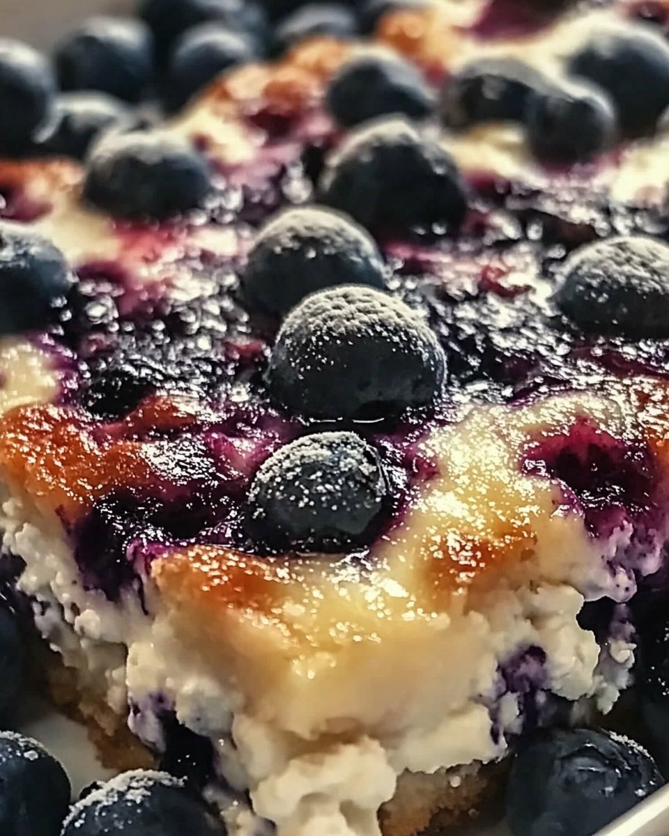 Proteinreicher Frühstücksauflauf mit Zitrone, Heidelbeeren und Hüttenkäse: Ein Unglaubliches Ultimatives Rezept