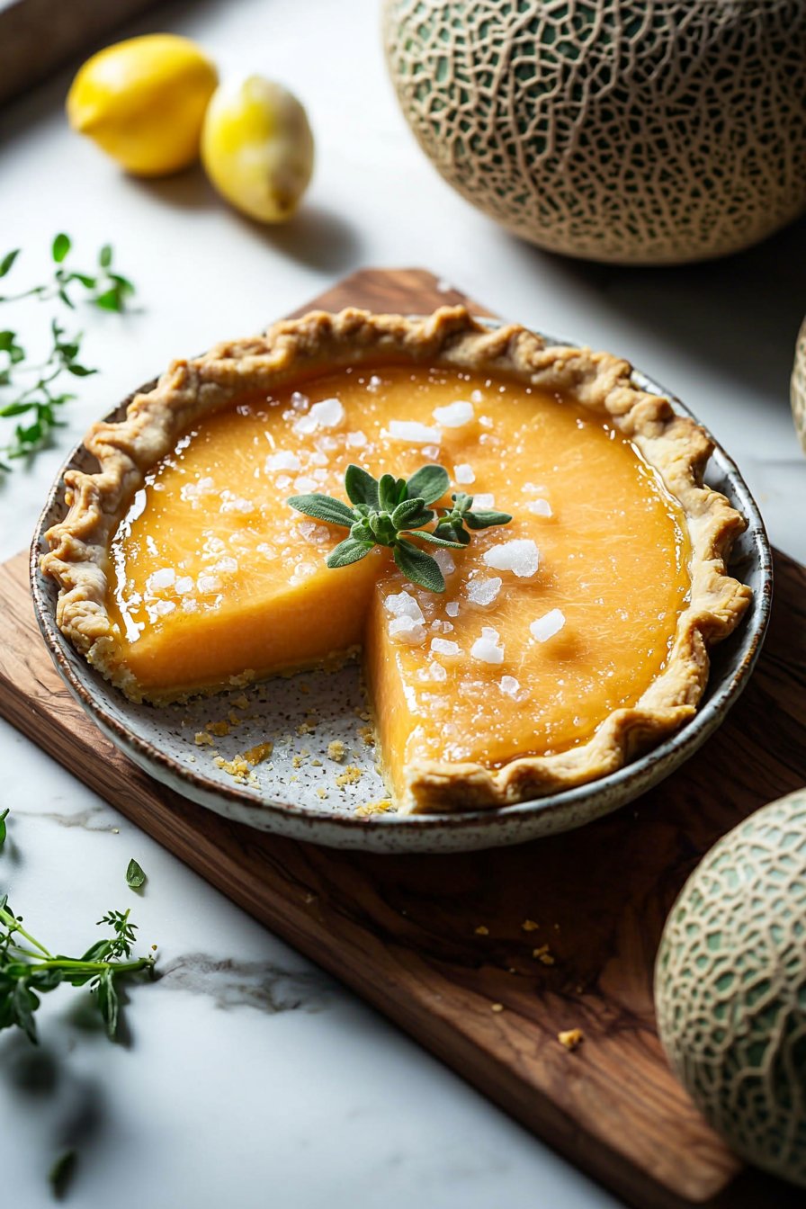 Cantaloupe Pie