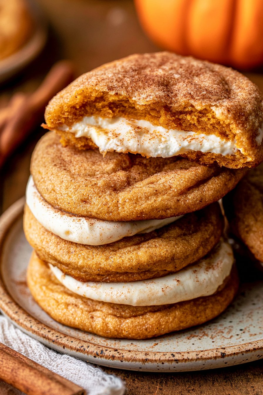 Pumpkin Cheesecake Cookies