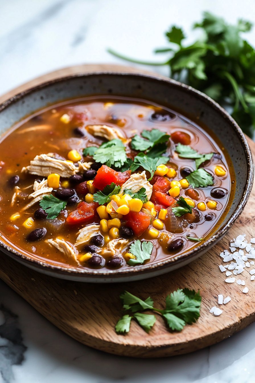 Instant Pot Chicken Taco Soup