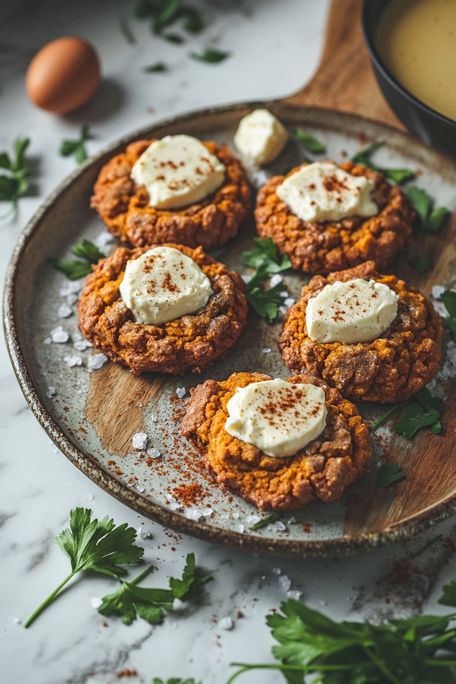 Pumpkin Cheesecake Cookies