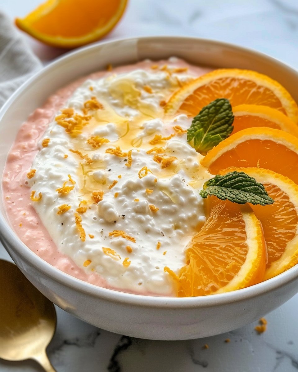 Cottage Cheese Orange Creamsicle Protein Bowl
