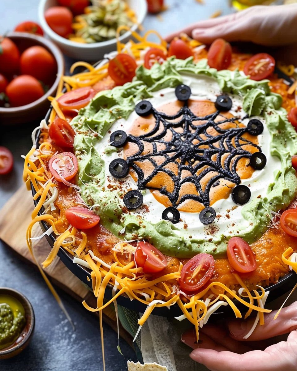 Spiderweb Seven Layer Dip