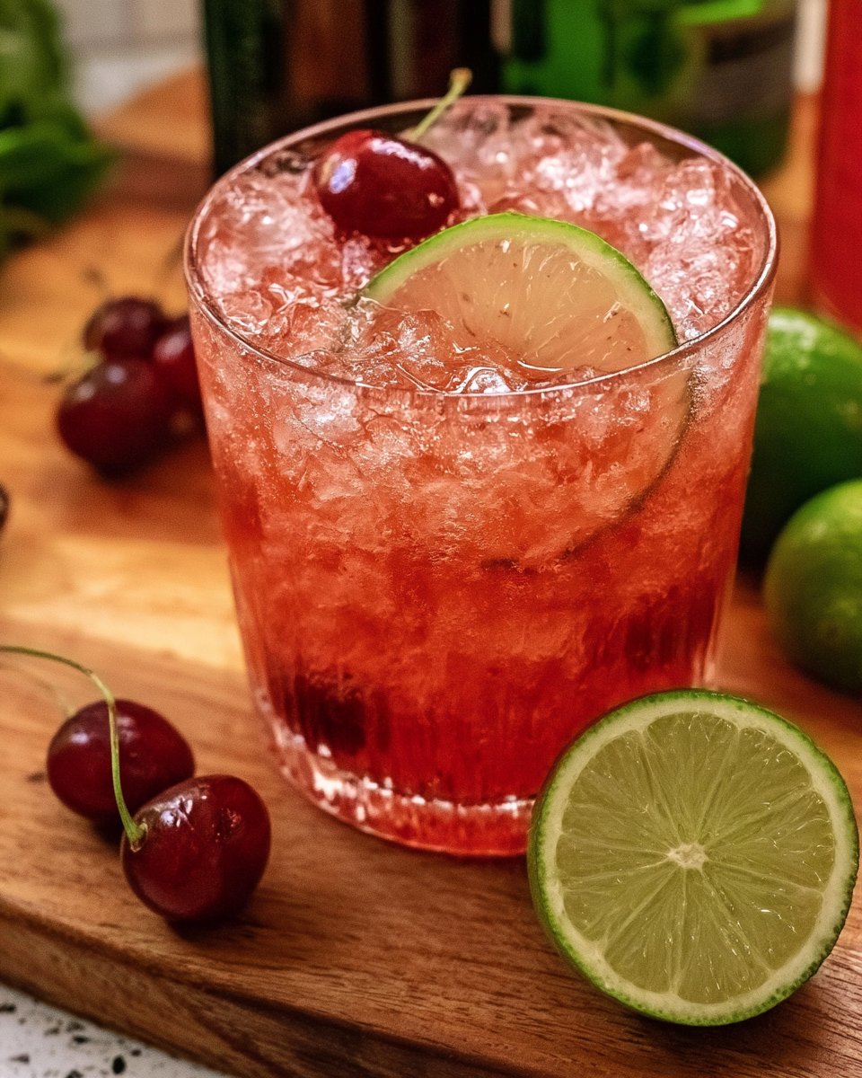 Refreshing Homemade Cherry Limeade