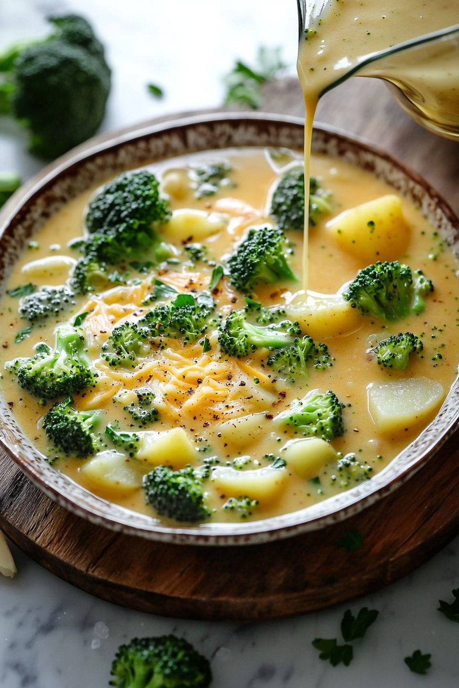 Broccoli Potato Cheese Soup