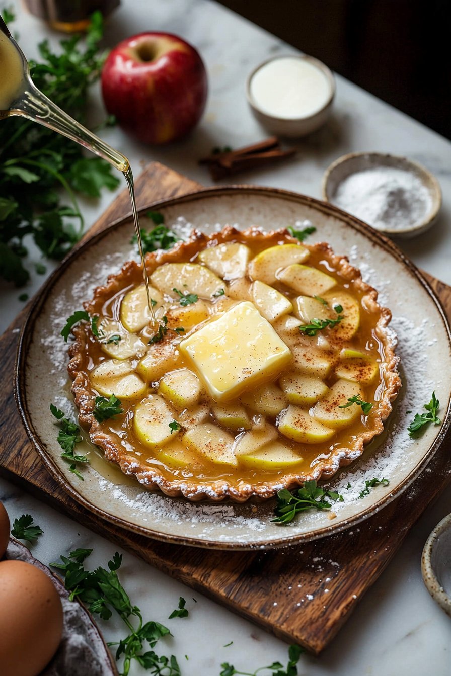 Umgekehrte Apfeltartes