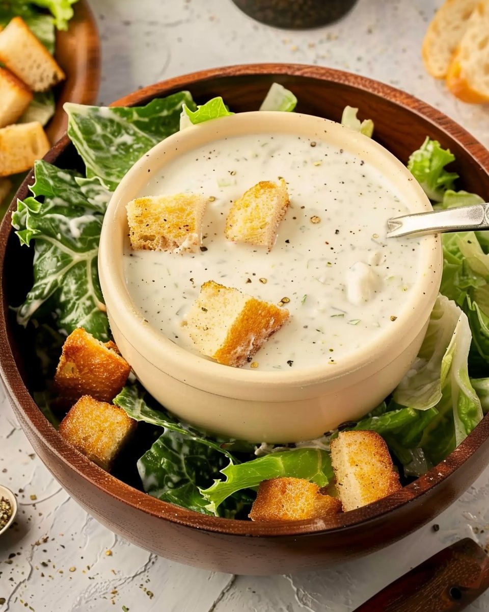 The Best High Protein Caesar Dressing