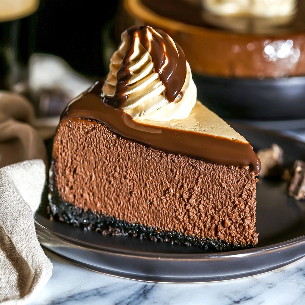 Guinness Chocolate Cheesecake