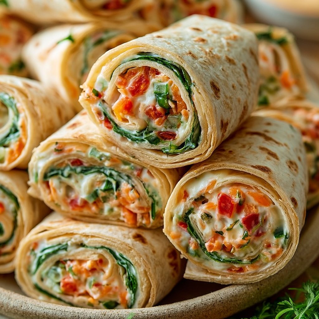 Gemüse-Tortilla-Röllchen