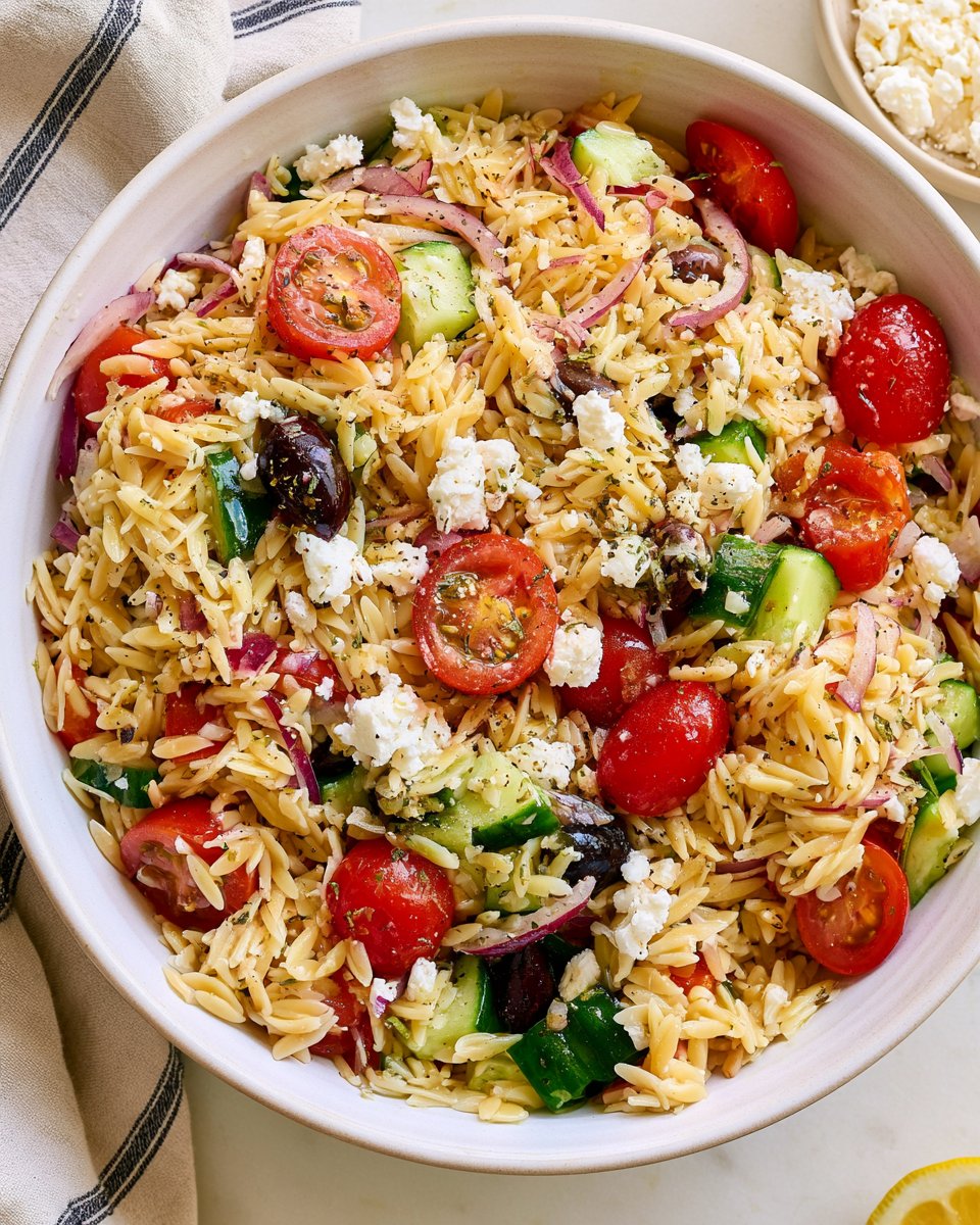 Greek Orzo Salad