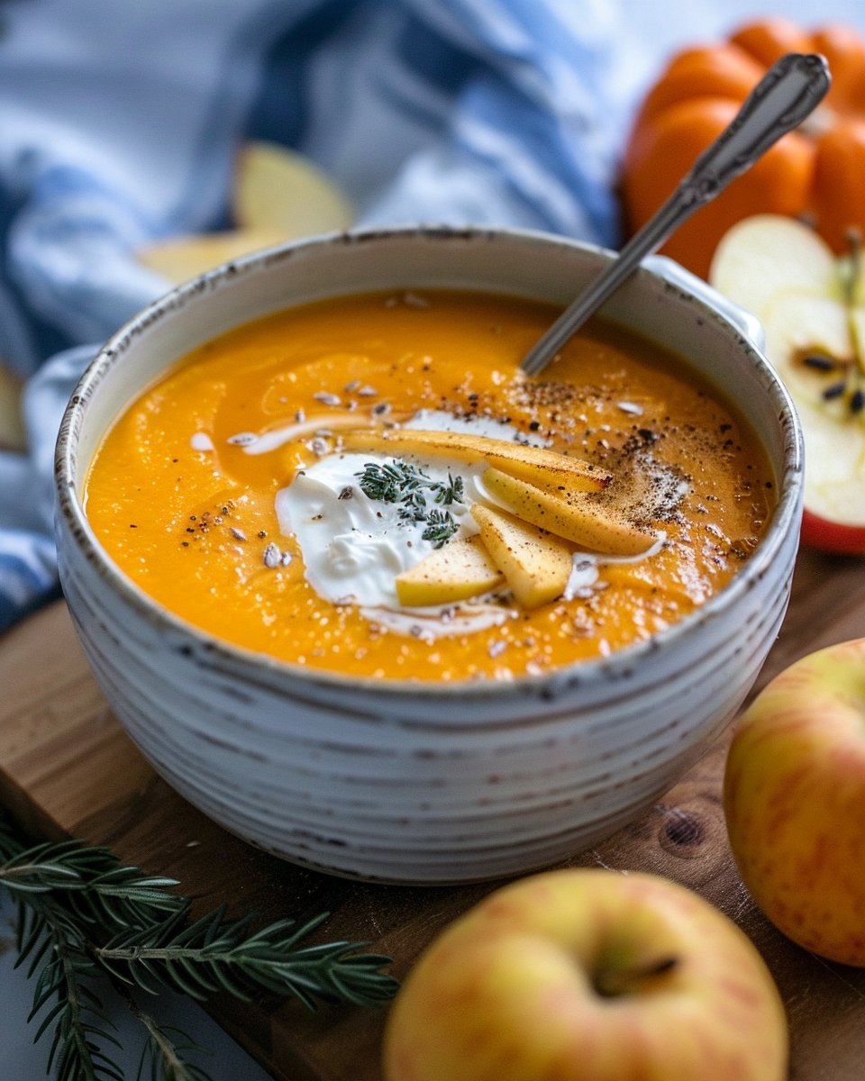 Creamy Roasted Apple Pumpkin Soup