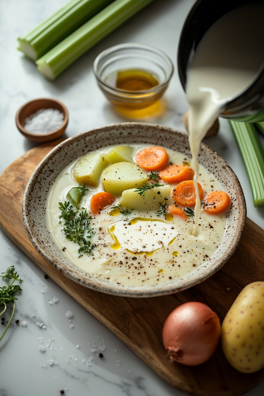 Cremige Gemüsesuppe
