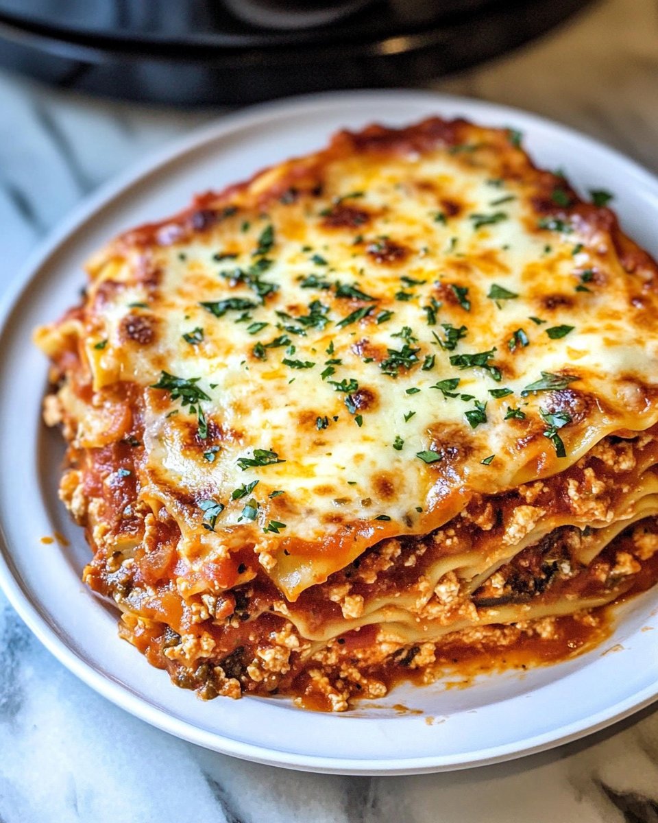Easiest Ever Crockpot Lasagna Recipe