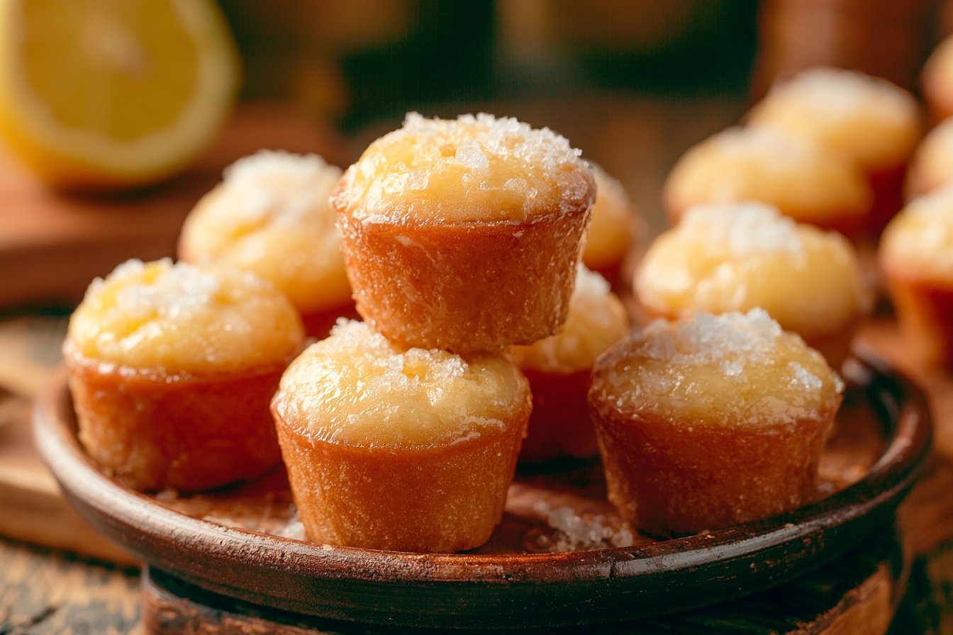 Mini Lemon Drop Cakes