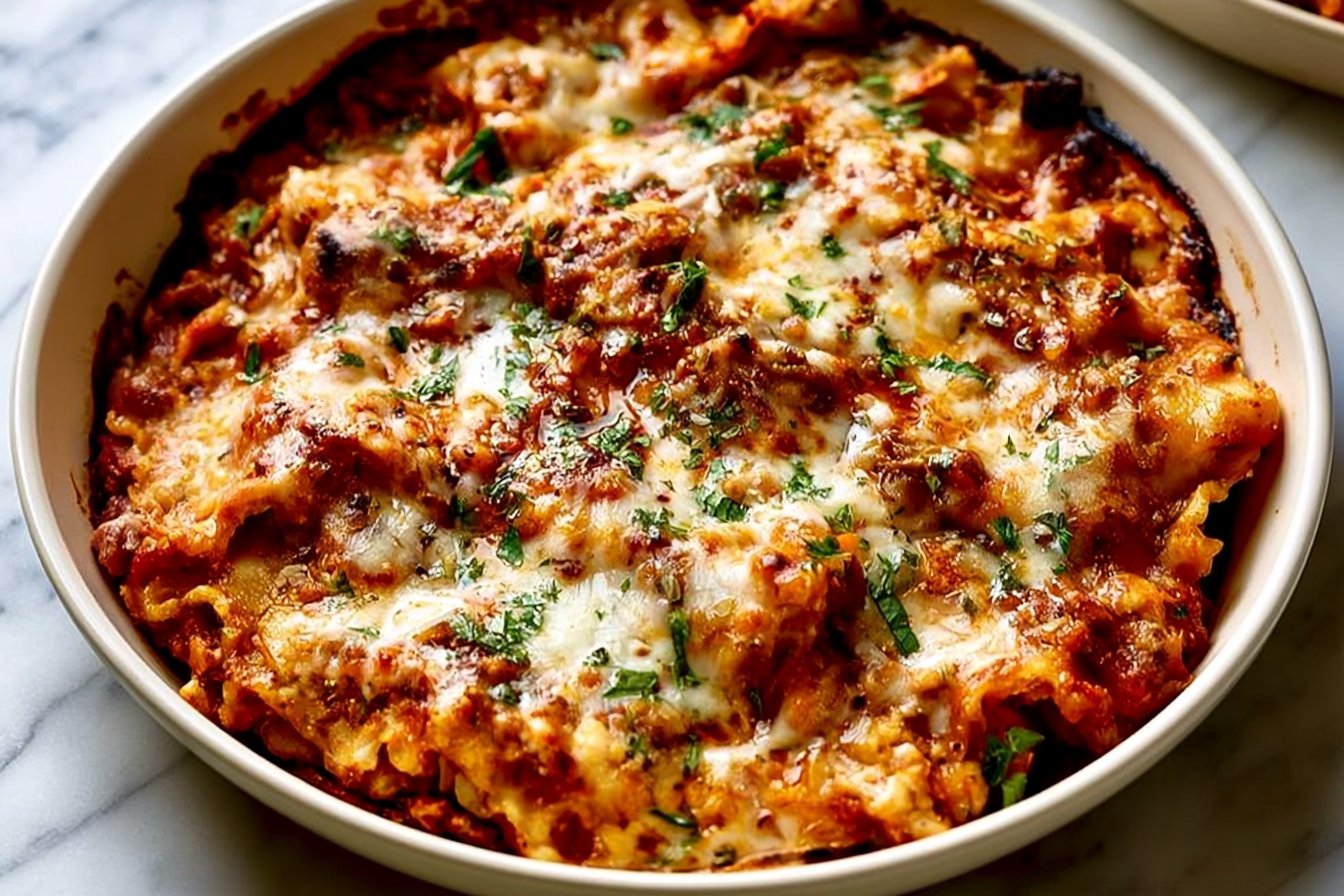 Easy Skillet Lasagna