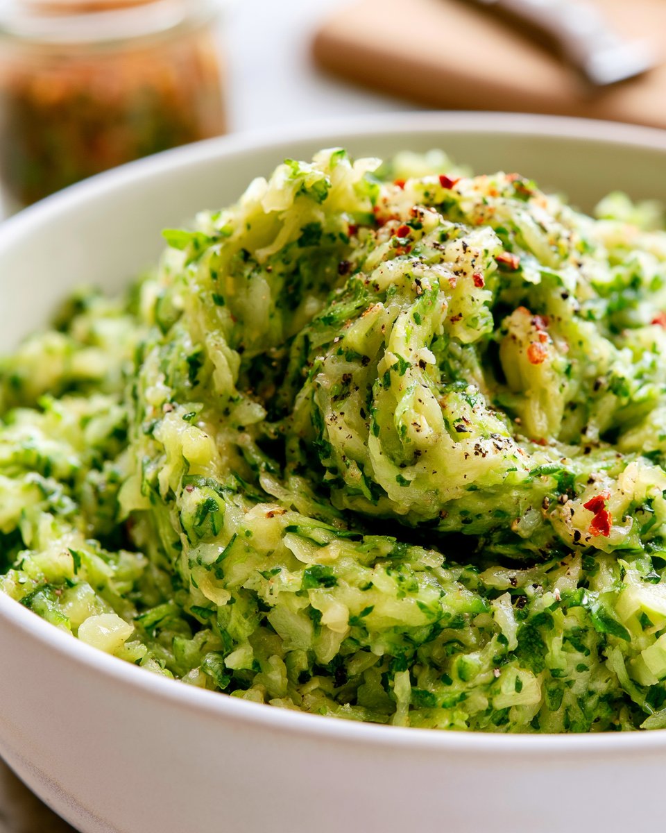 Sautéed Shredded Zucchini